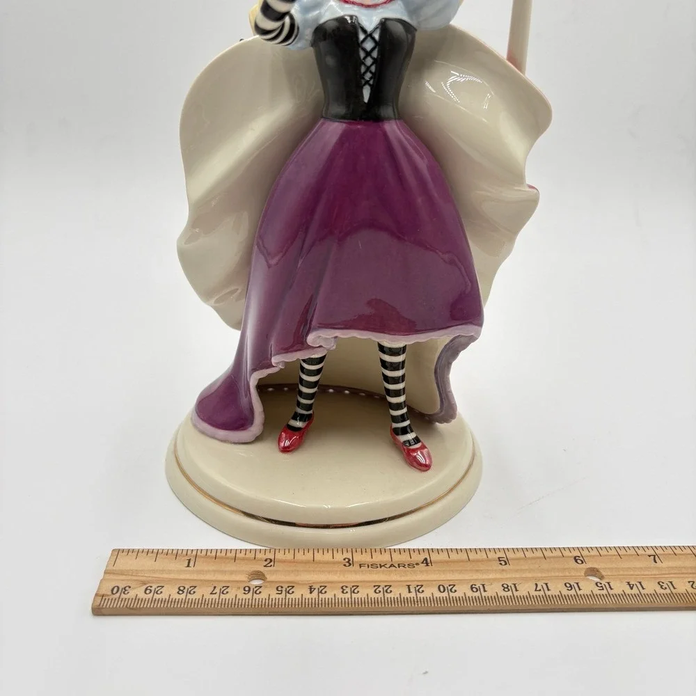 Lenox Wicked Witch of the East Wizard of Oz Porcelain Figurine Ruby Slippers 11